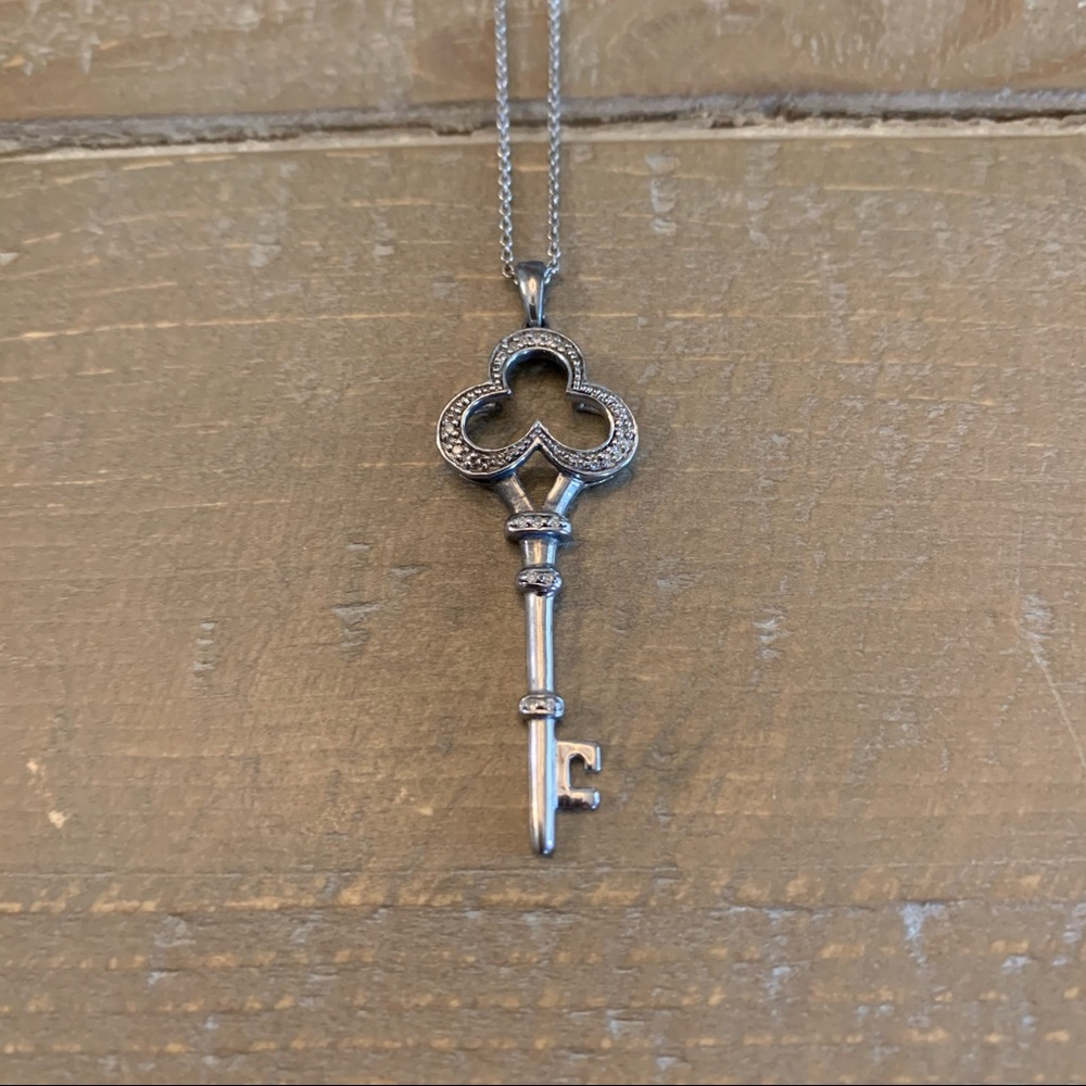 Diamond Key Pendant